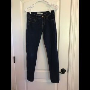 Dark Wash Abercrombie Skinny Jeans